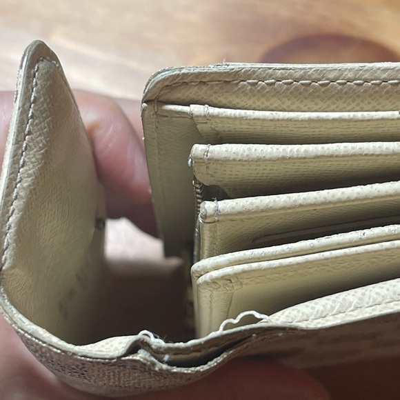 10889 Louis Vuitton Damier Azur wallet Vintage Rare cards and photo - Picture 10 of 16